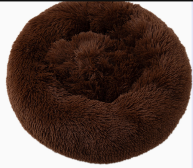 Fluffy Donut Pet Bed