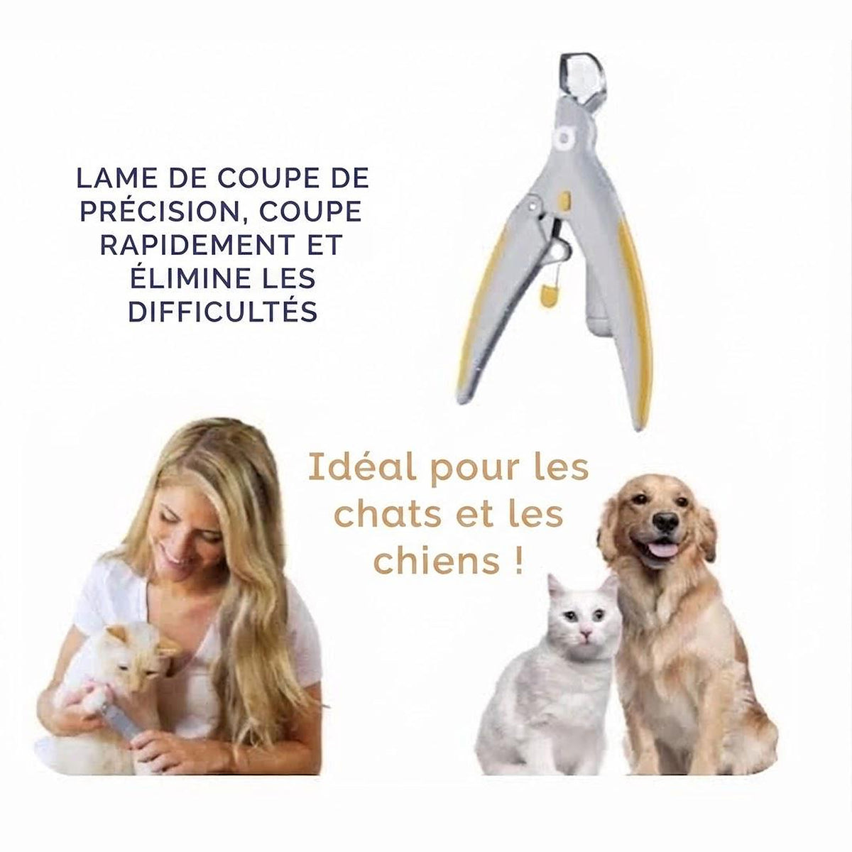 Coupe-griffes à lumière LED